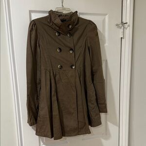 Sisley Double-Breasted Trench Coat